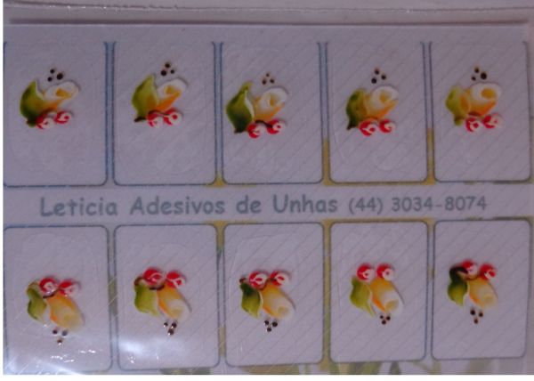 Adesivos com 10 unid. - 0014
