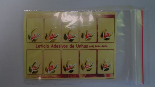 Adesivos com 10 unid. - 0018