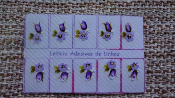 Adesivos com 10 unid. - 0055