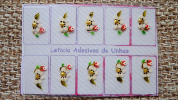 Adesivos com 10 unid. - 0079