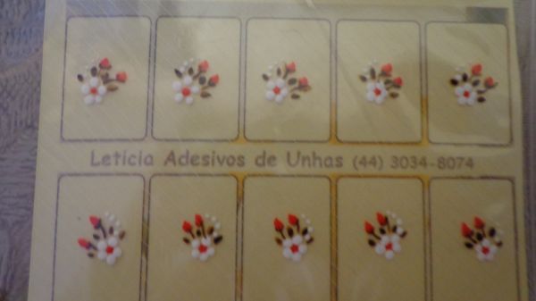 Adesivos com 10 unid. - 0023