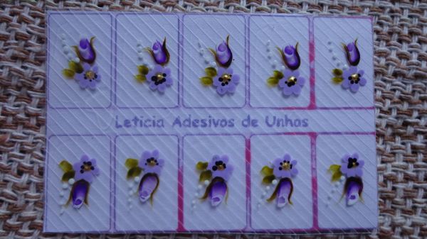 Adesivos com 10 unid. - 0025