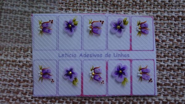 Adesivos com 10 unid. - 0013