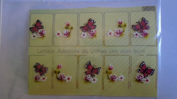 Adesivos com 10 unid. - 0050
