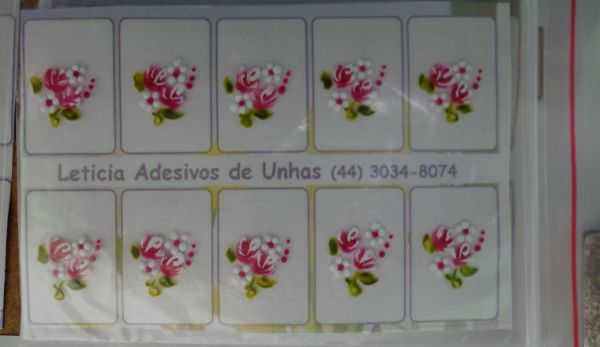 Adesivos com 10 unid. - 0049
