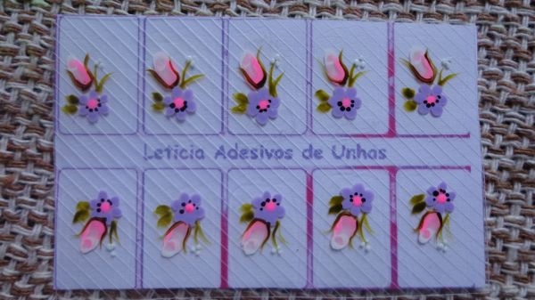 Adesivos com 10 unid. - 0051