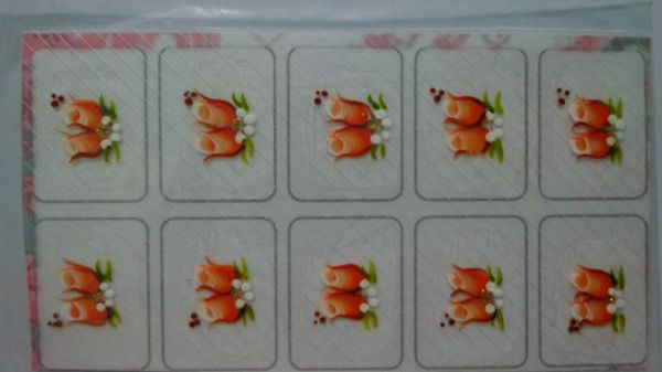 Adesivos com 10 unid. - 0026