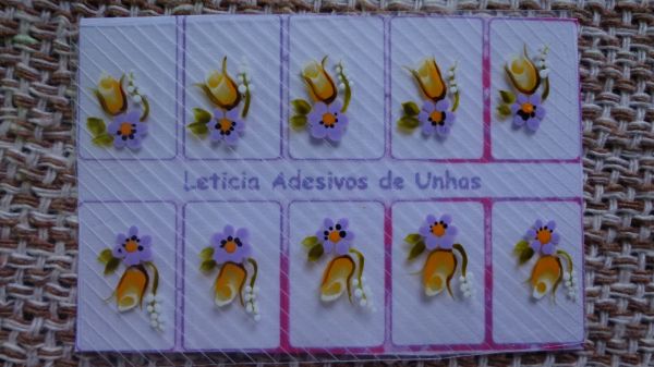 Adesivos com 10 unid. - 0039