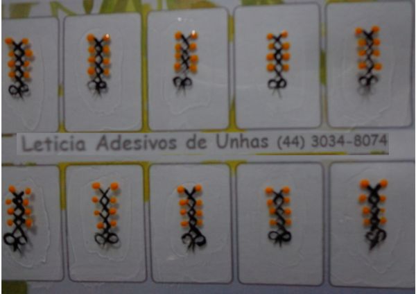 Adesivos com 10 unid. - 0042