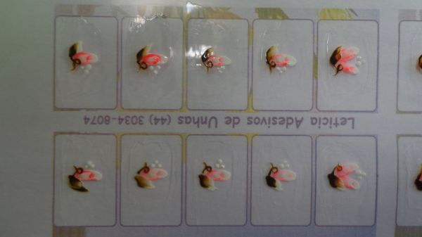 Adesivos com 10 unid. - 0021