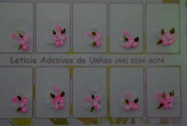 Adesivos com 10 unid. - 0069
